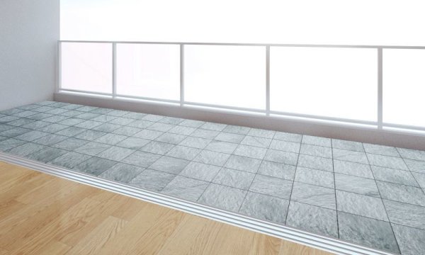 画像2: 砂岩調タイル BQ300GR 300角【10枚/1箱】  (2)